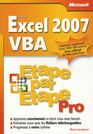 EXCEL 2007 VBA - LIVRE+COMPLEMENTS EN LIGNE