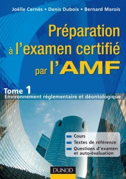 Préparation à l'examen certifié par l'AMF, principes de gestion à l'usage des prestataires de servic