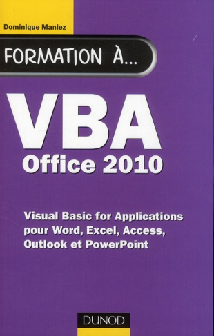 Formation à VBA Office 2010
