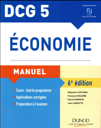 DCG 5 - ECONOMIE - 6E ED. - MANUEL