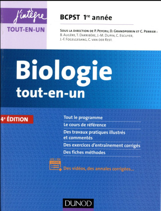 Biologie tout-en-un BCPST 1re année