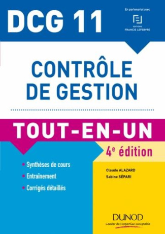 DCG 11 - CONTROLE DE GESTION - 4E ED. - TOUT-EN-UN