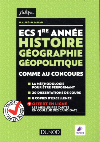ECS 1re année Histoire Géographie Géopolitique. Comme au concours