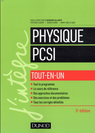 PHYSIQUE PCSI - TOUT-EN-UN - 5E ED.