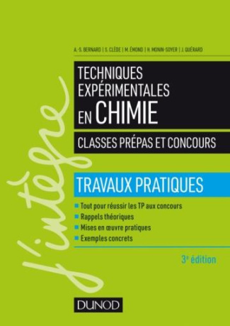 Techniques expérimentales en chimie. 3e édition