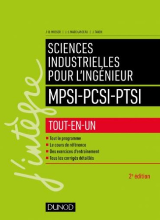 Sciences industrielles pour l'ingénieur MPSI-PCSI-PTSI