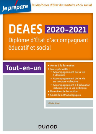 DEAES. Diplôme d'Etat d'accompagnant éducatif et social, Edition 2020-2021