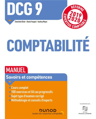 Introduction à la comptabilité DCG 9. Edition 2019-2020