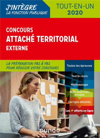 Concours attaché territorial externe. Tout-en-un, Edition 2020