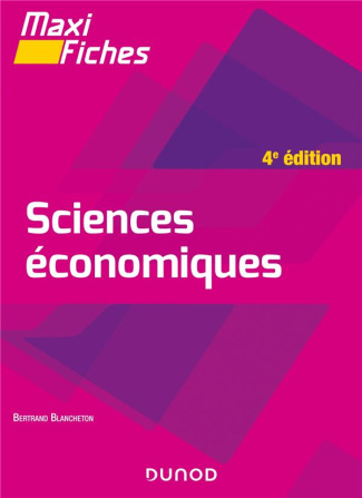 Sciences économiques. 4e édition