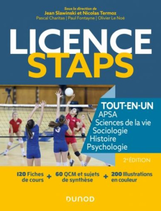 Licence STAPS Tout-en-Un. APSA, Science de la vie, Sociologie, Histoire, Psychologie, 2e édition