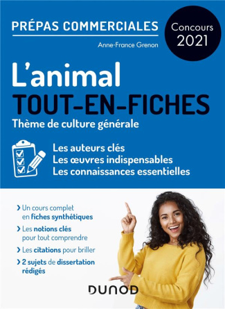 L'animal. Thème de culture générale Prépas commerciales, Edition 2021