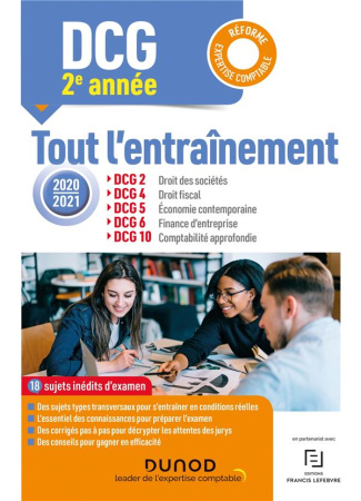 DCG Année 2. DCG 2, DCG 4, DCG 5, DCG 6, DCG 10 Tout l'entraînement, Edition 2020-2021