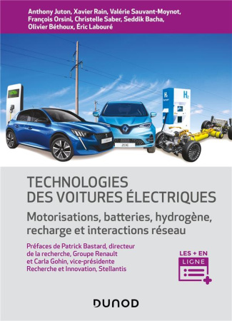 Technologies des voitures électriques. Motorisations, batteries, hydrogène, recharge et interactions
