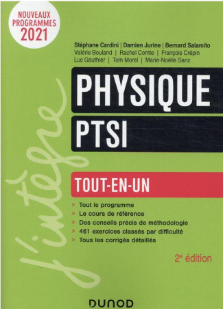 Physique PTSI. Tout-en-un, Edition 2021