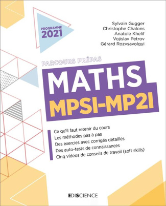 Maths MPSI-MP2I. Edition 2021