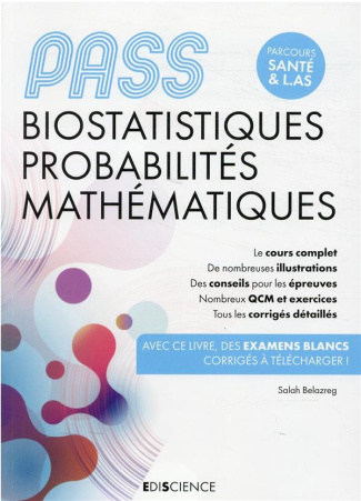 PASS Biostatistiques, Probabilités, Mathématiques. Parcours santé & L.AS