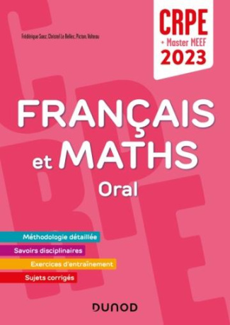 Français et Mathématiques CRPE. Edition 2023