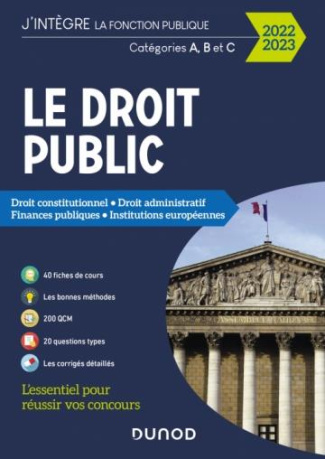 Le droit public catégories A, B et C. Droit constitutionnel, droit administratif, finances publiques