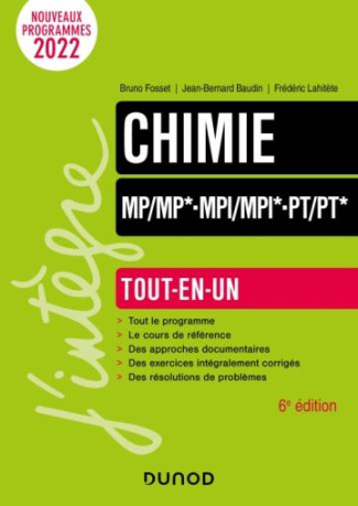 Chimie tout-en-un MP-MP* PT-PT*. 6e édition