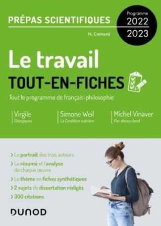 Le travail tout-en-fiches. Virgile, Géorgiques ; Simone Weil, La Condition ouvrière ; Michel Vinaver