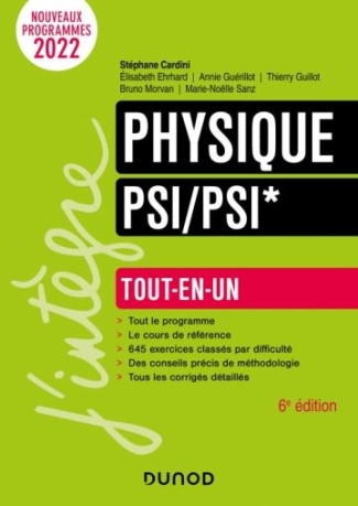 Physique Tout-en-un PSI/PSI*. 6e édition