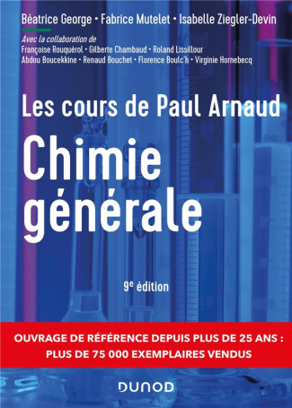 Chimie générale. 9e édition