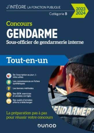 Concours Gendarme, sous-officier de gendarmerie externe. Tout-en-un, Edition 2023-2024