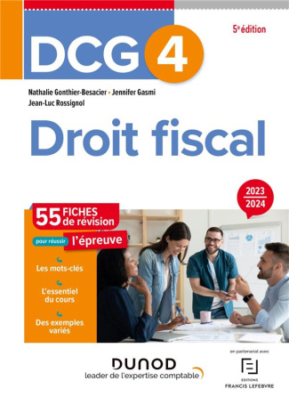 Droit fiscal DCG 4. Fiches de révision, Edition 2023-2024