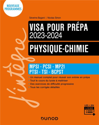 Physique-chimie. MPSI-PCSI-PTSI-TSI-BCPST, Edition 2023-2024