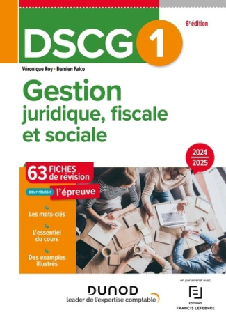 Gestion juridique, fiscale et sociale DSCG 1. Edition 2024-2025