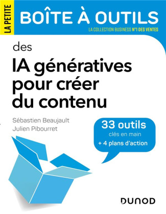 IA génératives pour créer du contenu. 31 outils   4 plans d'action