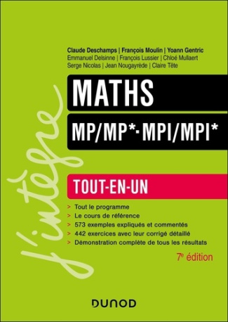 Maths Tout-en-un MP/MP*-MPI/MPI*. 7e édition