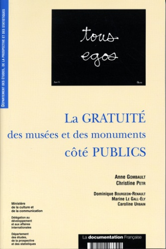 La gratuité des musées et des monuments côté publics. Représentations, projets d'usage et comporteme