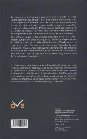 Les mondes étudiants. Enquête Conditions de vie 2010