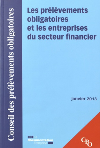 Les prélèvements obligatoires et les entreprises du secteur financier