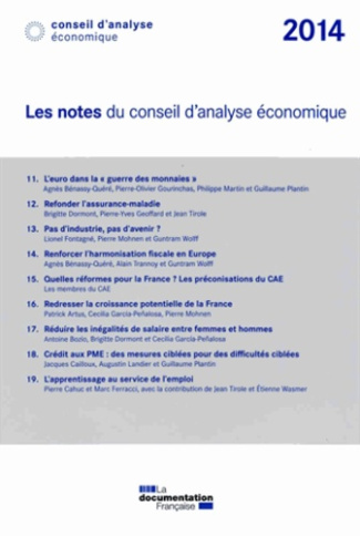 Les notes du conseil d'analyse économique 2014