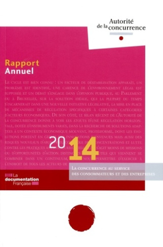 Rapport 2014 de l'autorité de la concurrence
