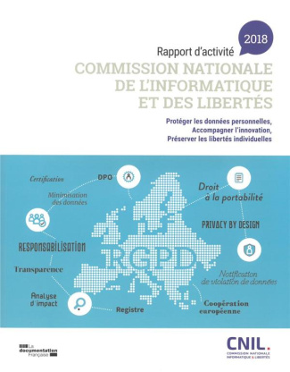 Commission nationale de l'informatique et des libertés. Rapport d'activité 2018