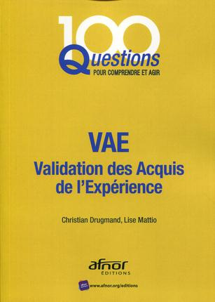 VAE VALIDATION DES ACQUIS DE L EXPERIENCE