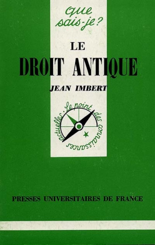 Le droit antique. 4e édition