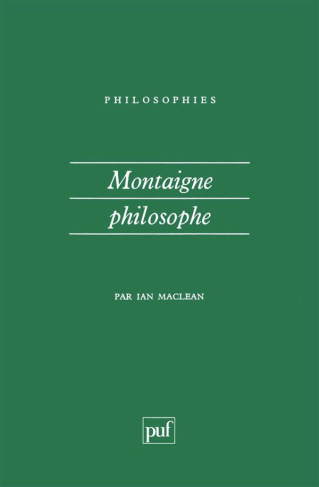 Montaigne philosophe