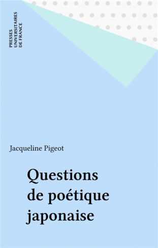 Questions de poétique japonaise