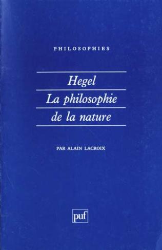Hegel, la philosophie de la nature