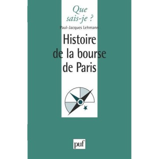 Histoire de la Bourse de Paris