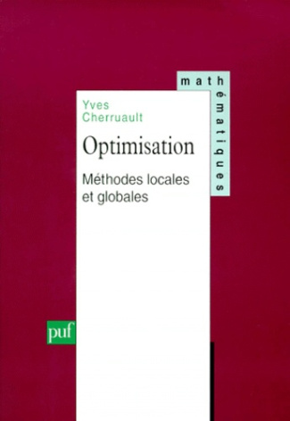 OPTIMISATION. Méthodes locales et globales
