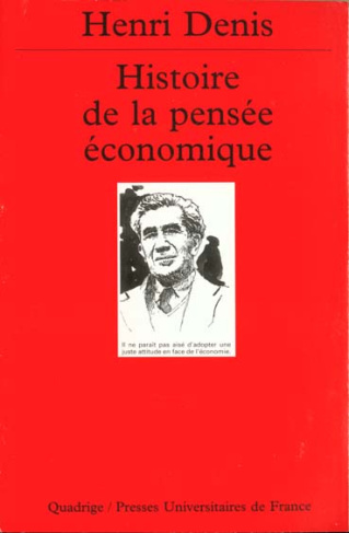 Histoire de la pensée économique
