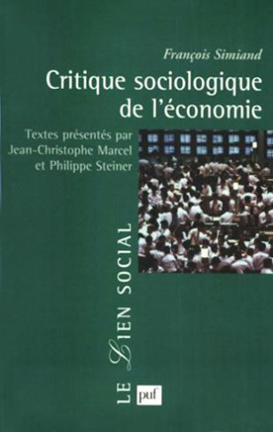Critique sociologique de l'économie