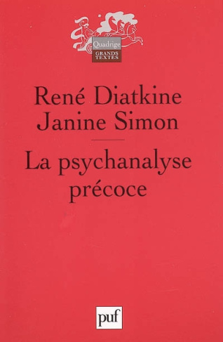 La psychanalyse précoce. Le processus analytique chez l'enfant