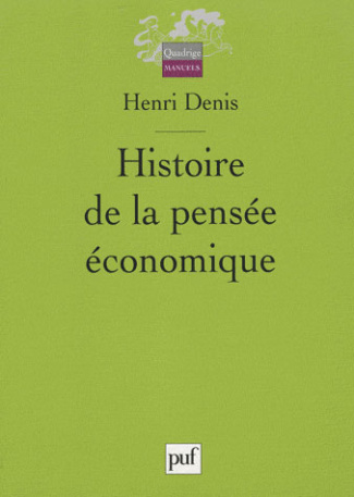Histoire de la pensée économique